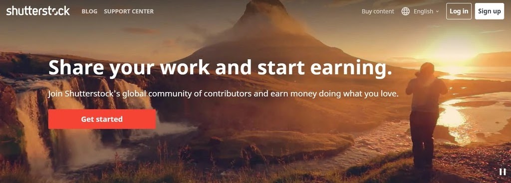 Earn Money Online Shutterstock