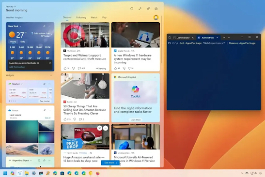 كيفية إلغاء تثبيت  Widgets موجز الأخبار على نظام التشغيل Windows 11