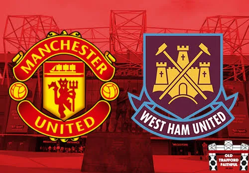 Manchester United vs West Ham Starting XI Lineup