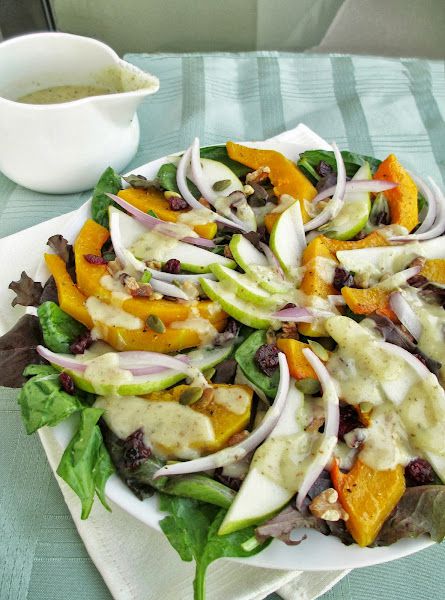 Autumn Pear and Roasted Squash Salad Recipe