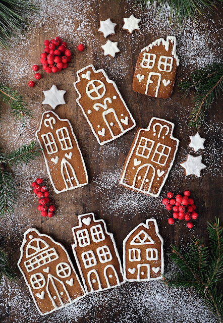 Casette di pandizenzero - Gingerbread house cookies - Ab ovo blog