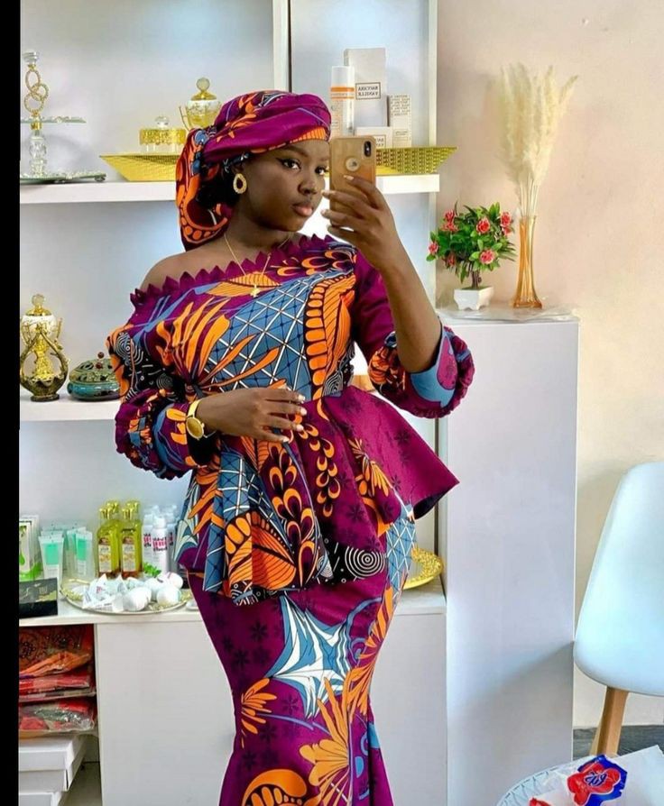 Latest Ankara Skirt and Blouse Styles In 2021 and 2022