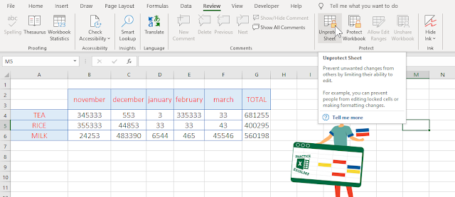 كيفية حماية الورقة في برنامج مايكروسوفت Excel