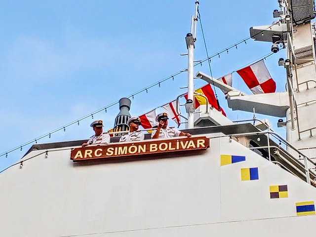 Arribó a Cartagena el buque ARC “Simón Bolívar “, cumpliendo con un proyecto país 