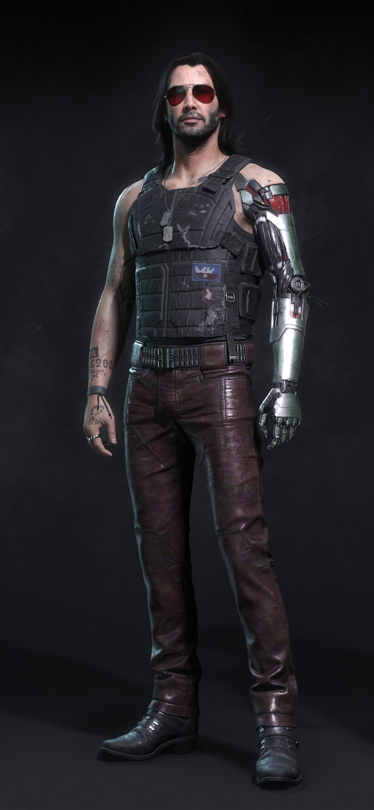 high resolution iphone background wallpaper of Cyberpunk Johnny Silverhand