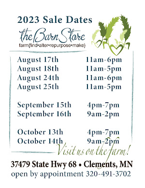 2023 Barn Store Sale Dates