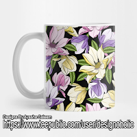 Magnolia Pattern Mug