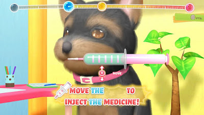 Pups & Purrs Animal Hospital game screenshot