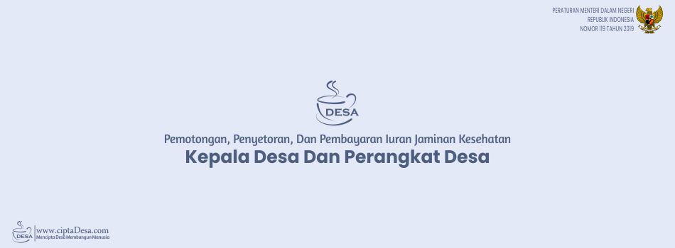 Permendagri Nomor 119 Tahun 2019