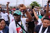 BREAKING: Supporters of Peter Obi, ‘Obidients’ defy police, stage rally at Lekki