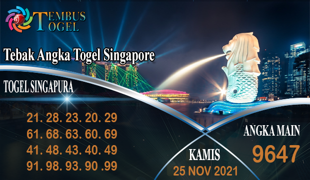 Tebak Angka Togel Singapura, Kamis 25 November 2021