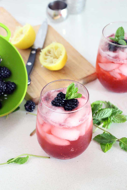 Resep Honey Blackberry Mint Mocktail