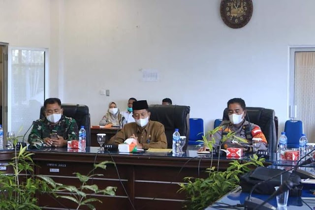 Pemkab Pasbar dan Satgas Gelar Rakor Percepatan Penanganan Kasus Covid-19 