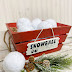 Upcycled Indoor Snowball Fight Wood Crate