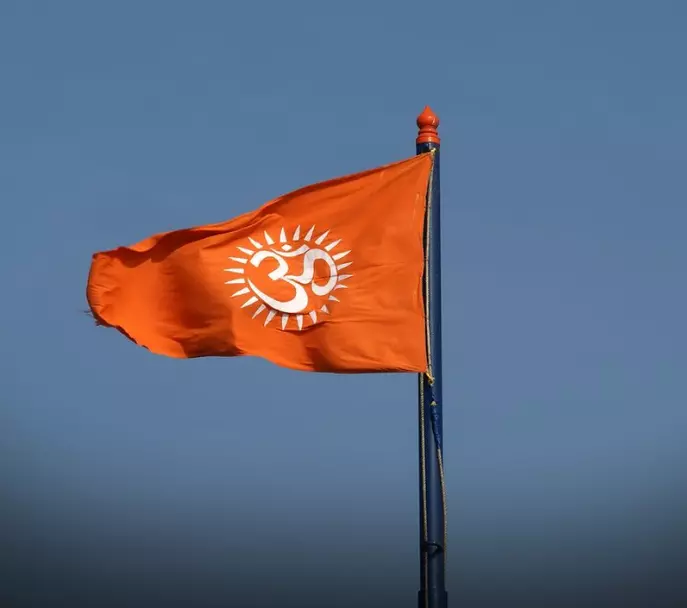 Bhagwa Dhwaj (Saffron Flag of the Hindus)