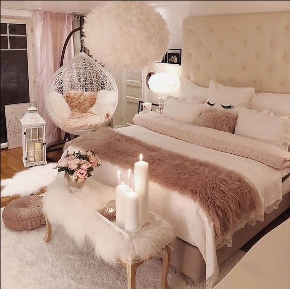 pink room decor ideas