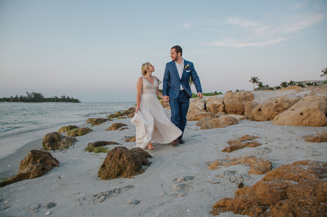 South seas resort wedding photographer on the beach
