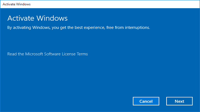 Cara Aktivasi Windows 10