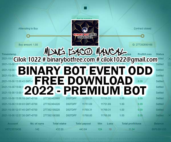 Binary Bot Event Odd Free Download 2022 - Premium Bot