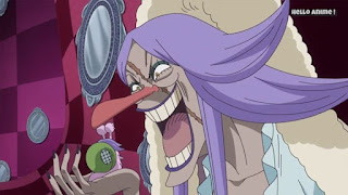 ワンピースアニメ WCI編 854話 ブリュレ 枝 | ONE PIECE ホールケーキアイランド編