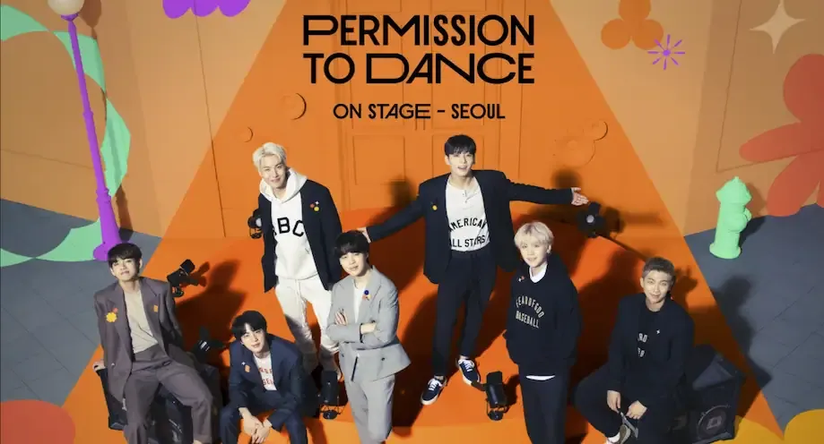 BTS PERMISSION TO DANCE ON STAGE concierto