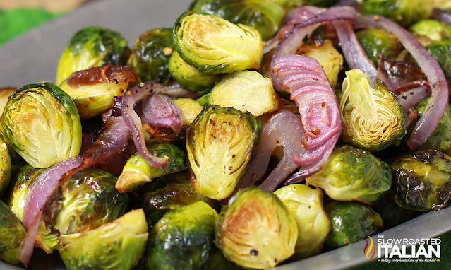 Crispy Brussels Sprouts with Garlic