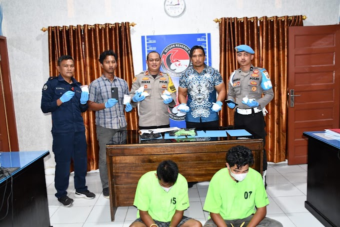 Satresnarkoba Polres Aceh Timur Amankan 1.200 Gram Sabu Bersama 2 Tersangka