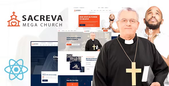 Best Church And Religious React JS Template