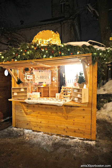 Casetas del Mercado Alemán de Navidad en Quebec