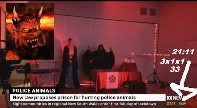 Jornal da TV Australiana exibe cena de ritual satânico