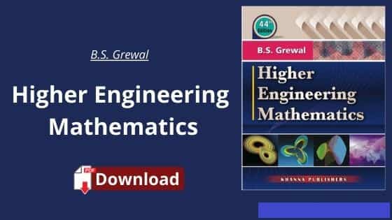 Higher Engineering Mathematics BS Grewal PDF Download