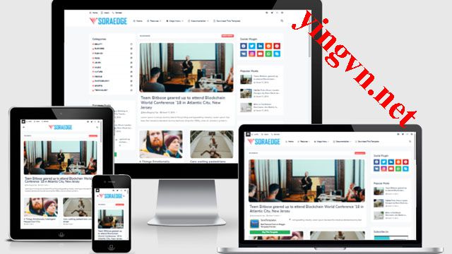 Share Template Tin Tức SoraEdge Premium Blogger Responsive 2022