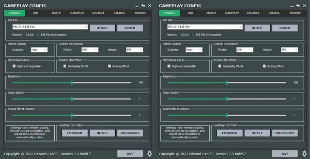 Gameplay Tool v7.3 Final Version For PES 2013