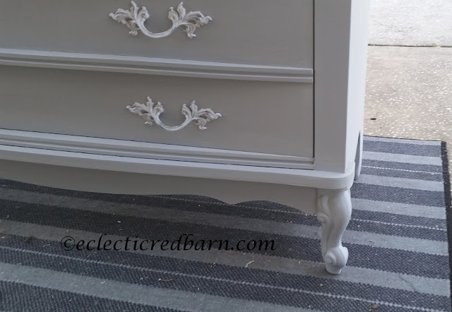 Updated Dresser. Share NOW. #upcycle #furniture #redo #recycle #paintedfurniture #eclecticredbarn