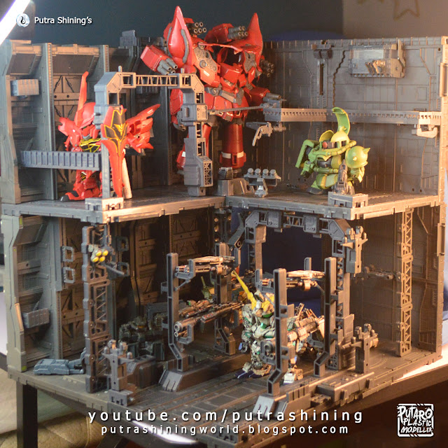 Evening at Base in Earth | Cute Gundam Base (Domain Base Review) by Putra Shining