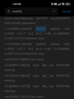 open bug battery health xiaomi