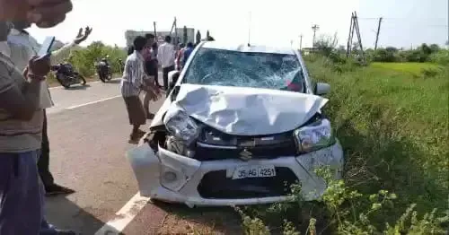 Accident News: भरधाव चारचाकीने दुचाकीस्वारांना चिरडले; एक ठार तर एक गंभीर,बातमी एक्सप्रेस Gondia,Gondia,wadsa,Accident,Accident News,gondia news,