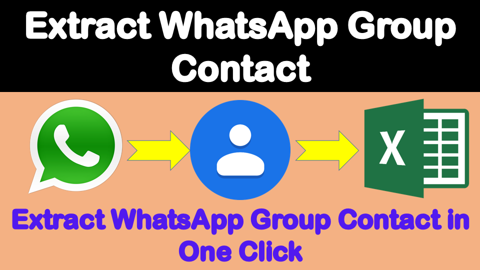 how to extract mobile number from whatsapp group