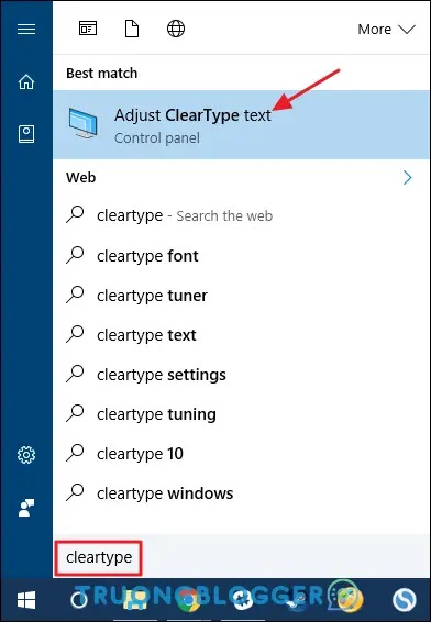 Cách sử dụng ClearType Text Tuner trên Windows 10