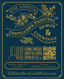 Promo code SDVILLE saves $10 per ticket to the San Diego Distiller's Guild Fest on August 27!