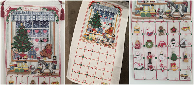 cross stitch advent calendar