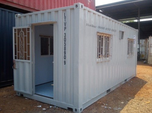 Container 20 Feet Làm Trạm Điều Khiển