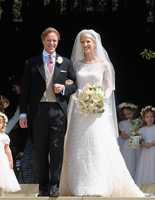 Lady Gabriella and Thomas Kingston have celebrated their third wedding anniversary