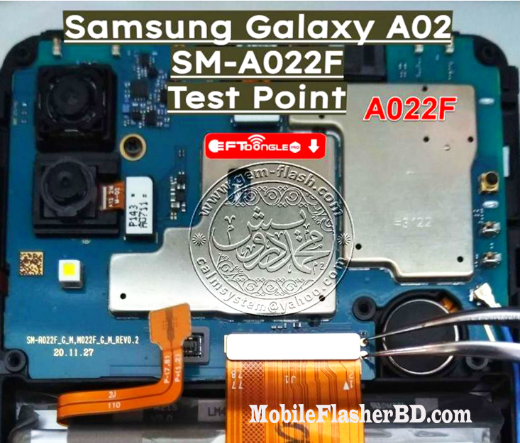 Samsung Galaxy A02 SM-A022F Test Point Enter Into Download Mode