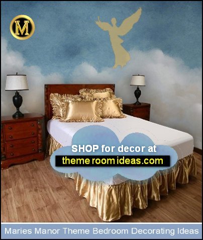 gold satin bedding angel bedroom decor cloud wallpaper  ethereal bedroom ideas ethereal aesthetic