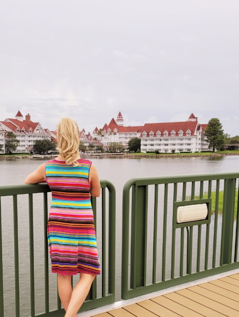 Walking path to Magic Kingdom from Grand Floridian resort