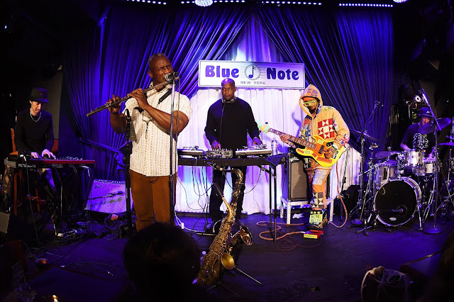 DJ Logic (center) and Friends at the Blue Note on January 6