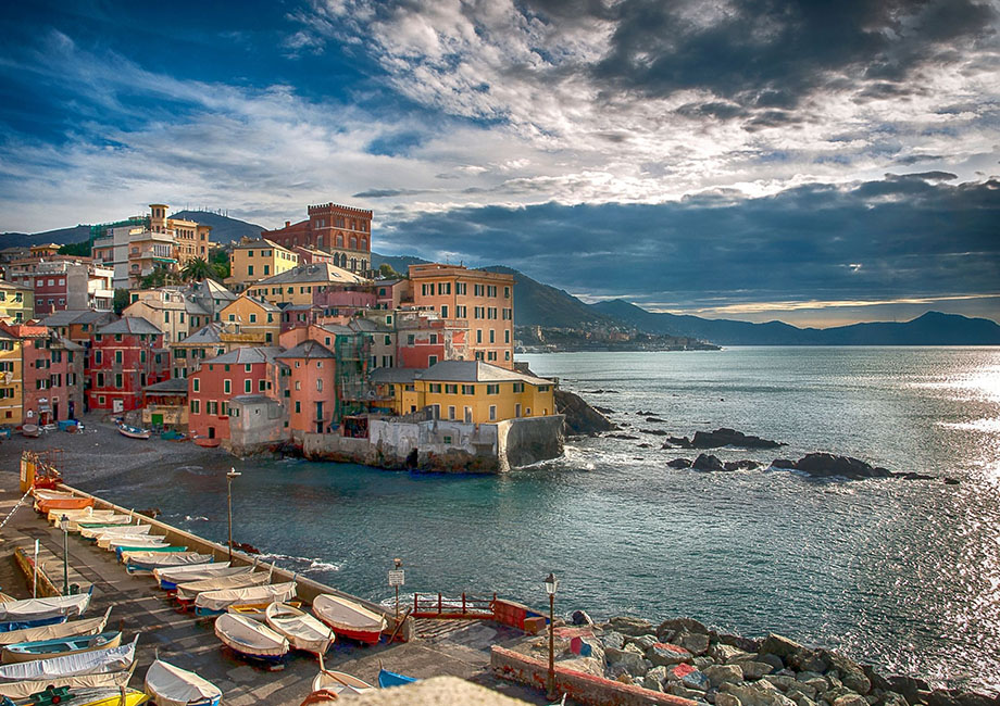 The Lovely Places of Italy: Genoa, Italian skies