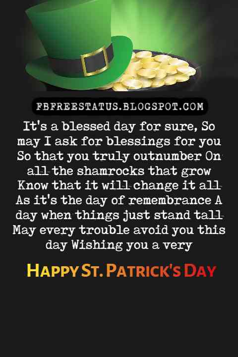 st patrick's day poems and poems for st patrick's day