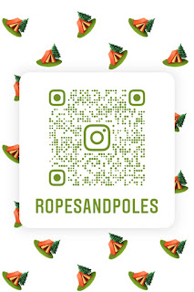 QR code linking to @ropesandpoles on instagram